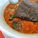山岡家 - 辛味噌ラーメン（激辛・味濃いめ・脂少なめ・アップ）