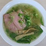 らーめん ズッパ - 塩ラーメンのアップ