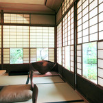 高台寺 十牛庵 - カウンターの一角(2017.9月)