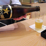 高台寺 十牛庵 - カウンター前に担当の男性料理人