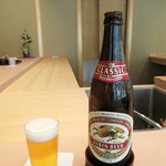 高台寺 十牛庵 - 瓶ビールは1本1000円、日本酒は1合2500円〜(2017.9月)