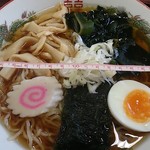 日立丸 船宿 - ラーメン500円　丼の直径20cm位