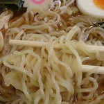 日立丸 船宿 - ラーメン500円　麺アップ