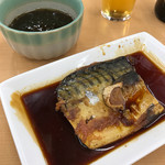 栄食堂 - さば煮付けともずく