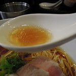 麺や 福はら - 特製芳醇鶏そばスープ