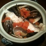 Okage Mairi - 鰆と蛤の白ワイン蒸し　　（さわらとはまぐり）
