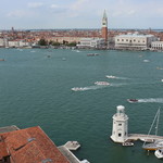 Alle Corone Restaurant - 大運河～対岸はサンマルコ広場