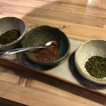 175°DENO〜担担麺〜 札幌北口店 - 花椒三種盛り