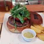 JAGBAR potato & hamburger - ジャグ・バーガー＋ポテト（バジルマヨネーズ）