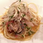 アダージオ - 秋刀魚、トマトのリンギーネ