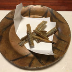 鰻はし本 - 骨せんべい