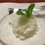 鰻はし本 - なしのシャーベット