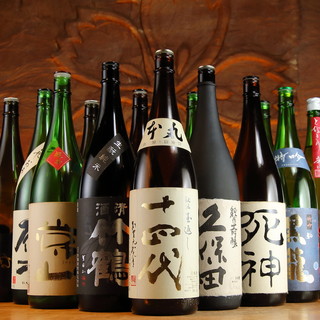 常備30~35種日本酒