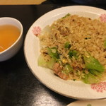 ニイハオ - 焼豚チャーハン(スープ付きで900円)