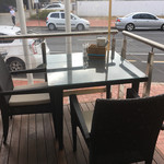 Merchant Artisan Food & Coffee - テラス席で頂きました。