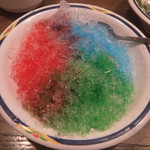 ステーキガスト - 3色カキ氷(2017.8.22)
