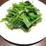 芙蓉麻婆麺 十三店 - 空芯菜炒め