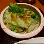 海鮮茶屋 一鮮 - 【2017.9.27(水)】セットの野菜サラダ