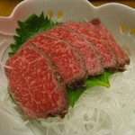 鳥勝牛肉店 - 牛たたき