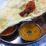 Bist&Negi Indian Restaurant - やみちゃんスペシャル(Ｄランチをガーリックナンに替えて1000円)