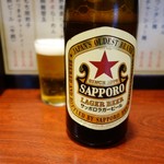 中山堂 - 瓶ビールでは赤星が一番好き