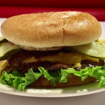 Steak `n Shake - Triple Steakburger(横から)♪