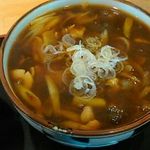 立食いそば 山吹 - カレー南蛮そば　500円