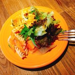 クールマイヨール - サラダバー 自家製玉ねぎドレッシングが美味しかったです！