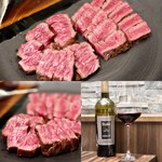 焼肉ホルモンせいご - 黒毛和牛ザブトンと内ももの食べ比べ