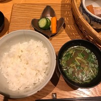 四季膳 ほしや - お味噌汁・ご飯・香の物