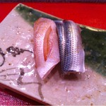 すし処 宮葉 - カスゴ、こはだ