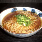 丸寿 - 温　かけ麺　¥400