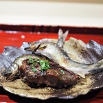 銀座 しのはら - 活鮎の炭火焼き　すっぽんつけ焼き