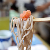 稚加榮 本店 - 蕎麦に明太！
