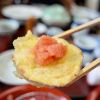 稚加榮 本店 - 芋天に明太！
