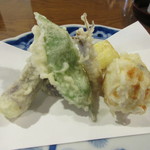 蕎麦　もり木 - [ランチ]天ぷら盛り合わせ