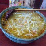 玉蘭 - もやしそば。玉蘭のもやしそばは、もやしとひき肉の餡かけで、ひき肉が香ばしく炒められていて美味しいです。