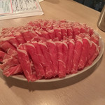 ラムしゃぶ金の目 - ラム肉のしゃぶしゃぶ