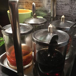 亜鹿猪～珍 - 調味料四種