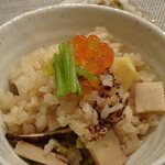 禅紫 - 松茸と栗とぎんなんの土鍋炊きご飯