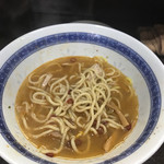 中華そば べんてん - スープ割り