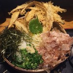 大地のうどん - ごぼう天おろしぶっかけ 大盛