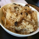 手打そば やま賀 - きのこご飯
