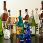 Roku Hara - 焼酎、日本酒も取り揃えております。ボトルキープ可。