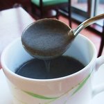 カフェ ド パリ - 黒胡麻のスープ