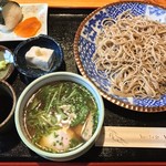 手打ちそば処しゅん - 豚角煮つけそば １５００円 (そば茶、そば湯付き)