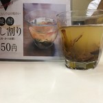 そば処 紀文 - だし割り（４５０円）