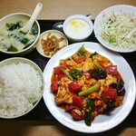 晴々飯店 - ランチ定食　780円