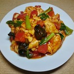 晴々飯店 - トマト＆玉子炒め