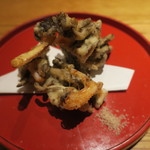 高太郎 - 舞茸とイカ下足のかき揚げ2